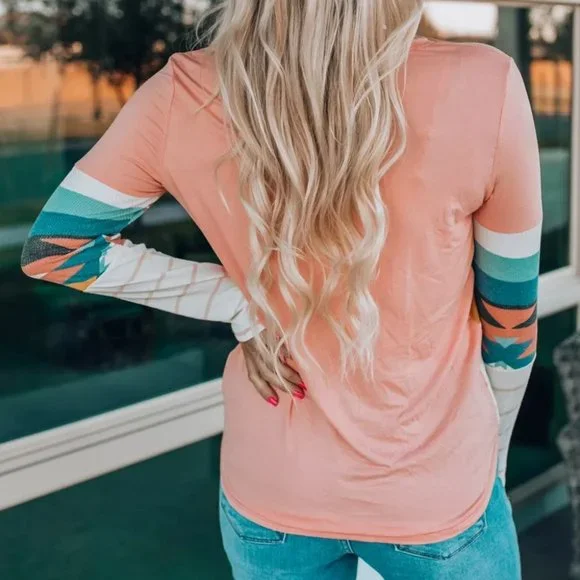 Aztec Stripe Top - Picture 3 of 4